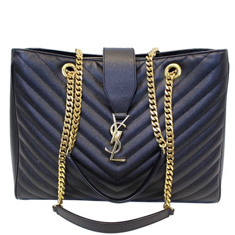 ysl black shoulder purse|ysl black purse large.